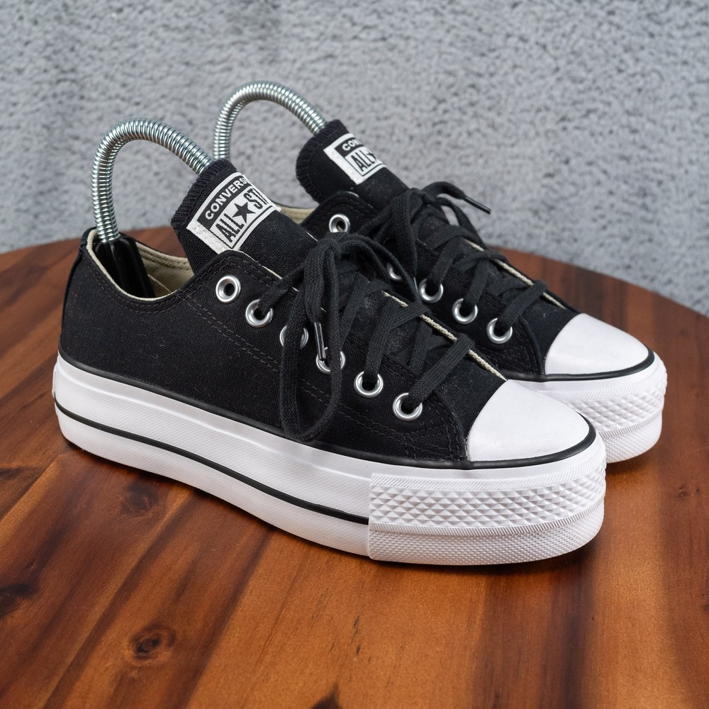 Converse Chuck Taylor All Star Lift Low Platform Women's 5 Sneakers Black 560250